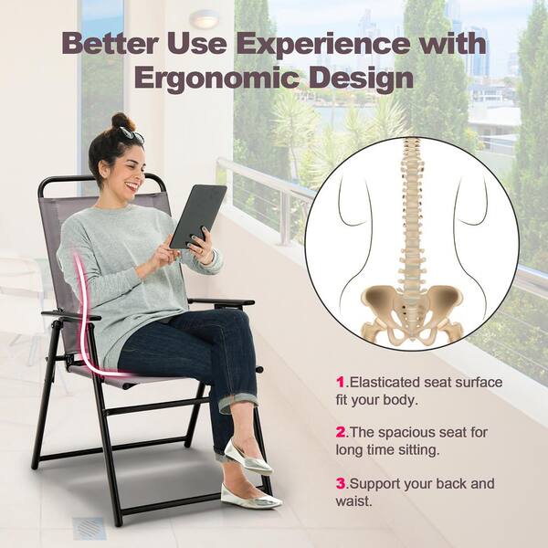 Collapsible Posture Support Seats : Ergonomic Portable Seat