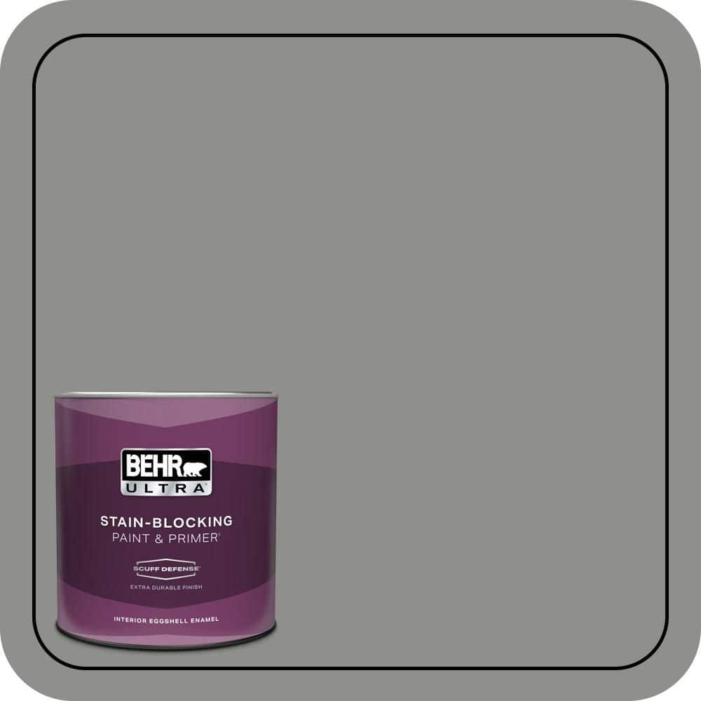 1 qt. #PPU24-20 Letter Gray Extra Durable Eggshell Enamel Interior Paint & Primer price history on PriceWatchPro