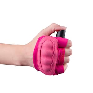 Pepper Spray Runner's Pepper Spray with Knuckle Protection 3-in-1, InstaFire Xtreme, Pink