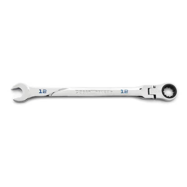 12 mm Metric 120XP Universal Spline XL Flex Head Combination Ratcheting Wrench