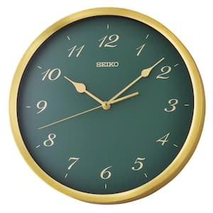 12 in. Emerald Saito Jewel Tone Wall Clock