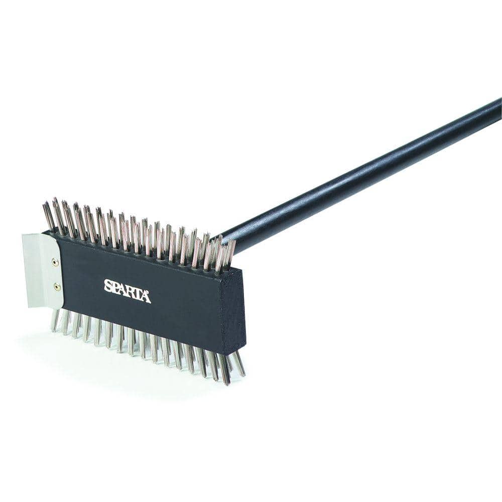 Carlisle 3-1/2 in. Stainless Steel Bristles Broiler Master Brush (6-Pack)