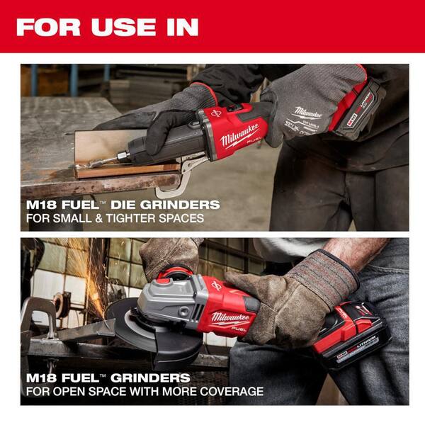 M18 FUEL 18-Volt Lithium-Ion Brushless Cordless 1/4 in. Die Grinder (Tool-Only) M18 FUEL 18-Volt Lithium-Ion Brushless Cordless 1/4 in. Die Grinder (Tool-Only)