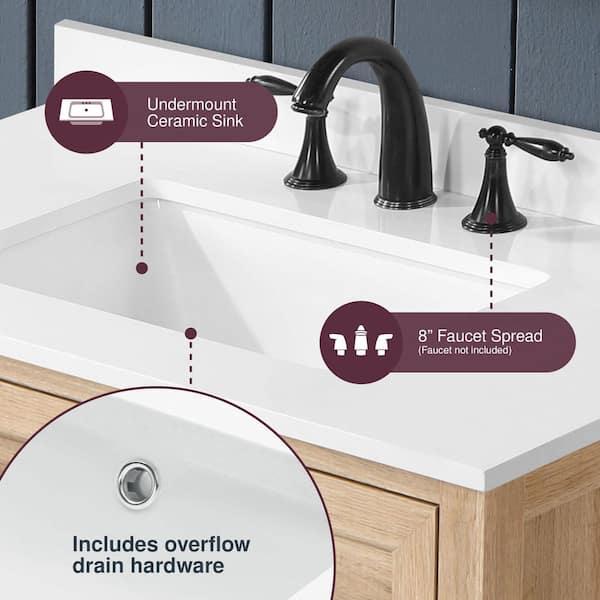 Home Decorators Collection Hanna 36 in. Single Sink Freestanding