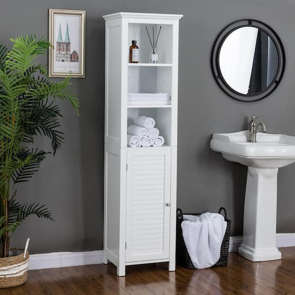 Classic Black Easy to Assemble 3 -Tier Over-The-Toilet Bathroom Spacesaver MallBoo Toilet Storage Rack