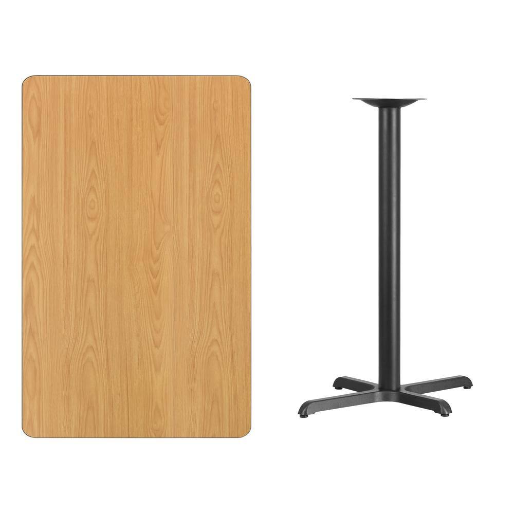 Stiles 48" Brown Laminate Contemporary Bar Height Table