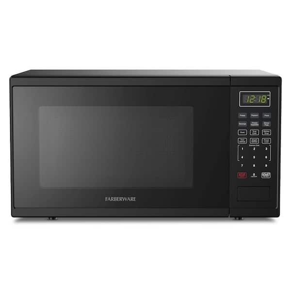 Farberware 1.1 cu. ft. 1000-Watt Digital Microwave Oven in Black