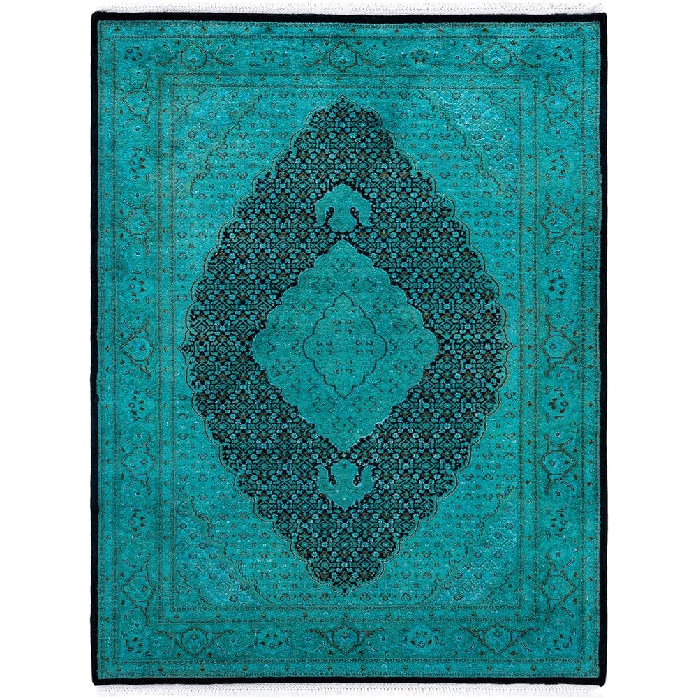 Fine Vibrance Green 5 X 8 Hand Knotted Wool Indoor Area Rug price history on PriceWatchPro
