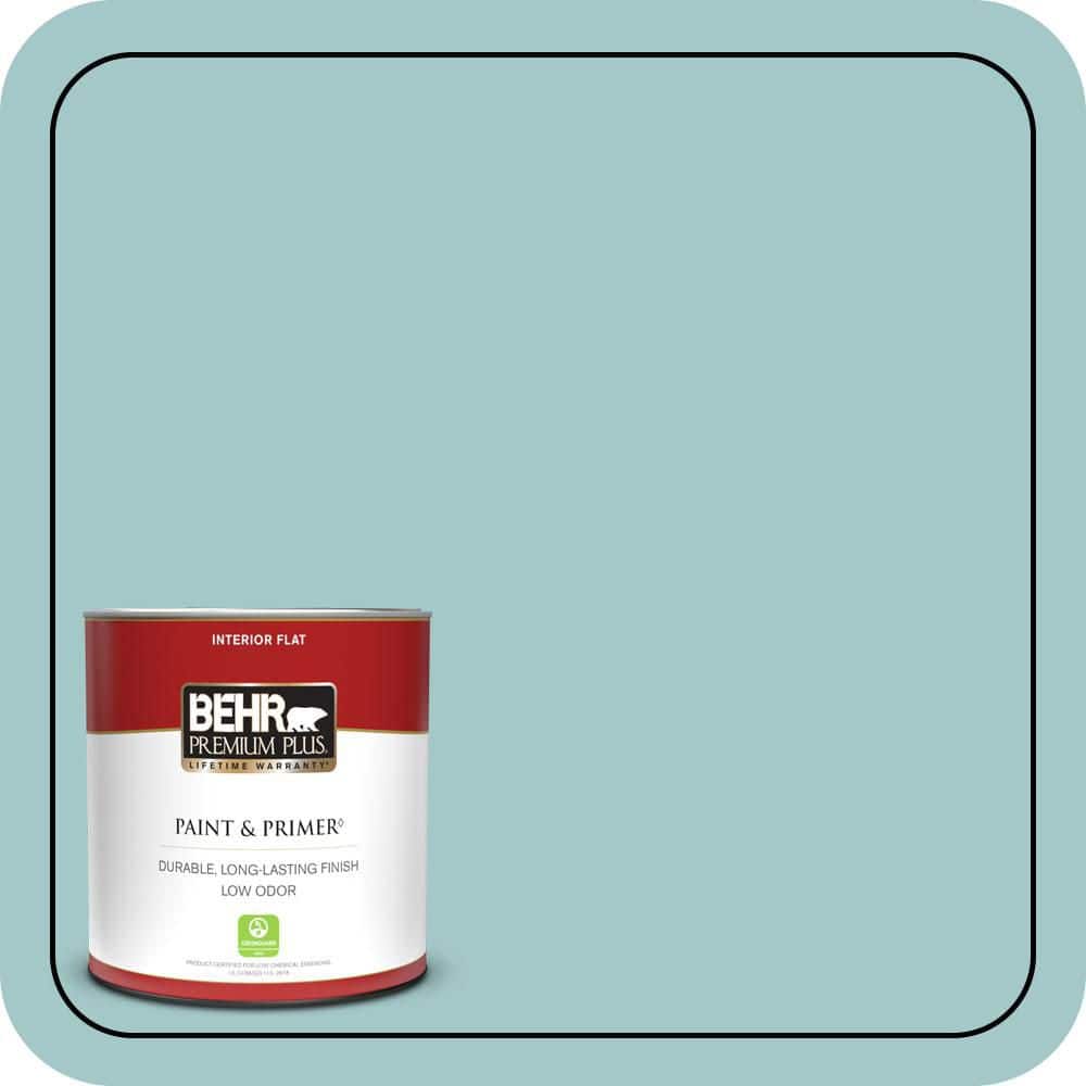 1 qt. #PPU13-10 Ocean Boulevard Flat Low Odor Interior Paint & Primer price history on PriceWatchPro