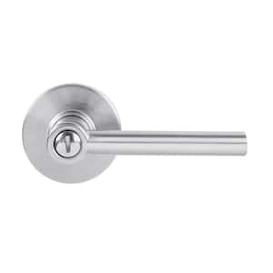 RD Series Contemporary Style Satin Nickel Straight Bed/Bath Door Handle