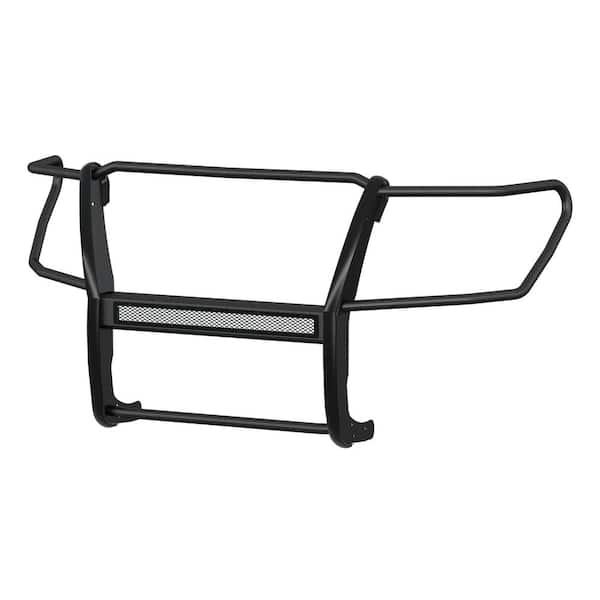 Pro Series Black Steel Grille Guard with Light Bar, Select Nissan Titan XD