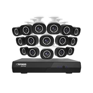 Sentinel 4K Ultra HD Wired NVR 16 Channel Security Camera System with 16 POE Cameras with Smart Human Detection and App