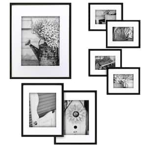 Gallery Perfect 7 Piece Wall Frame Set Black