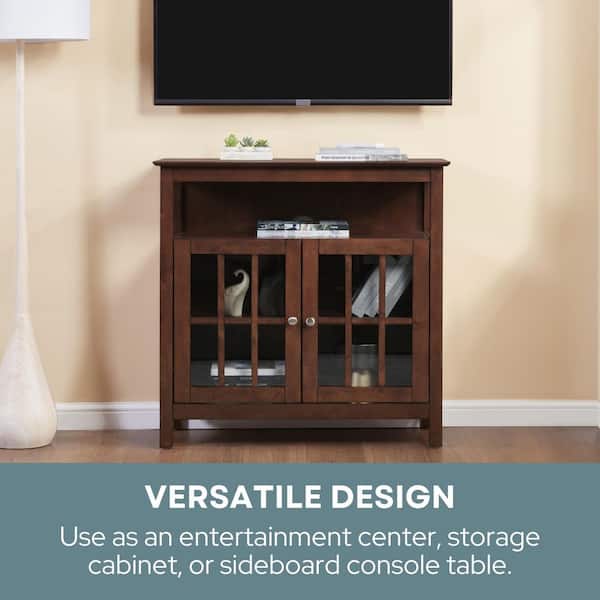 Convenience Concepts Big Sur 36 in. Espresso Wood TV Stand Fits