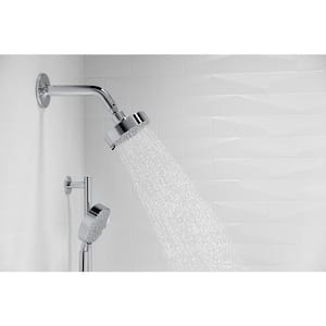 Purist 3-Spray Patterns 5.5 in. Single 1.75 GPM Wall Mount Fixed Shower Head in Vibrant Brushed Bronze