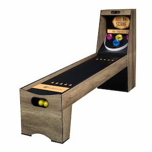 7 ft. 3 in. Roll and Score Arcade, compact Game Ball Table with Electronic Scoring and Ball Return System