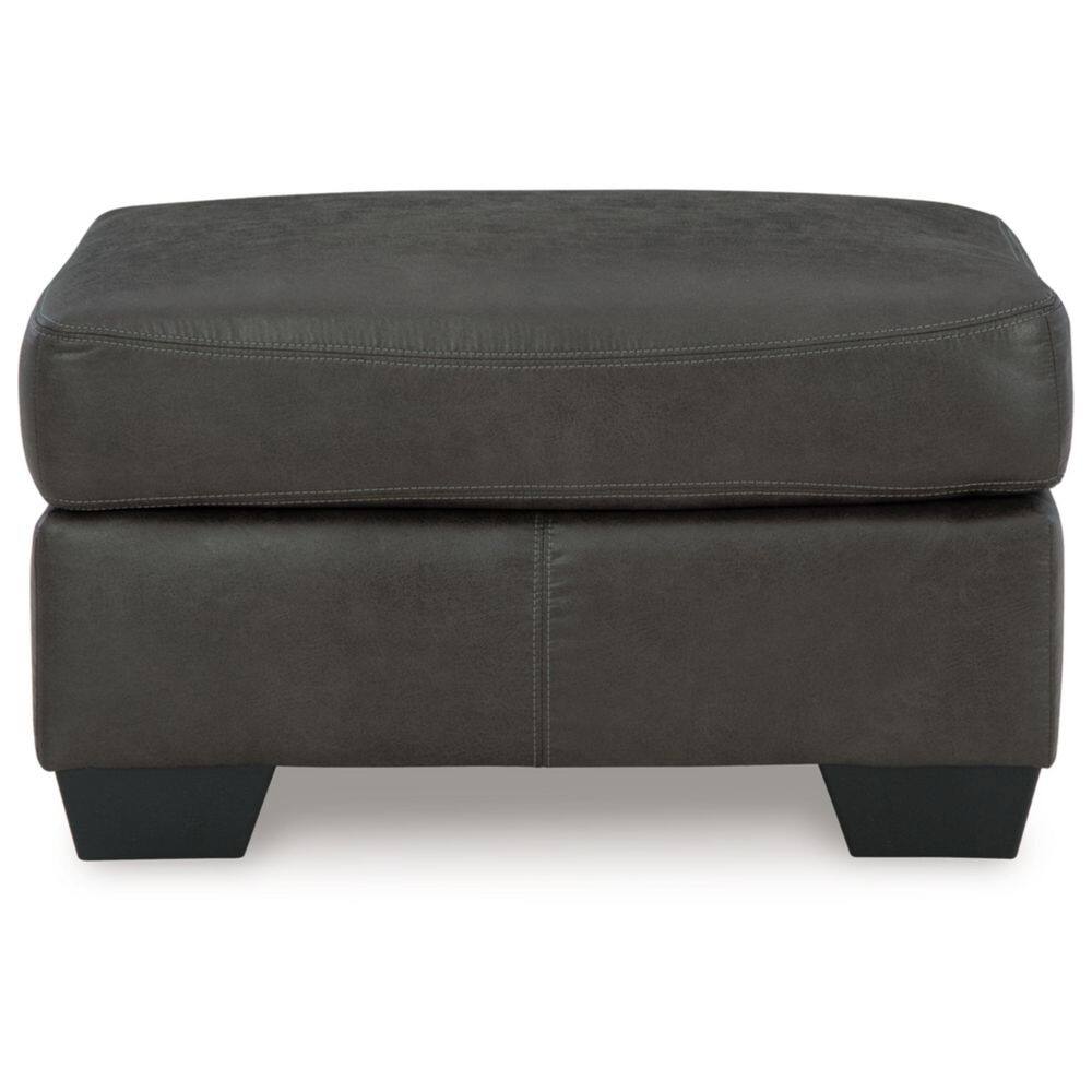 Bladen Gray Upholstered Traditional Ottoman