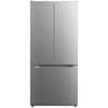 Crosley 30 in. 18.4 cu. ft. French Door with Pocket Handle Design with Adjustable Door Bins and Ice Maker Ready in Stainless CFDMH1834AS
