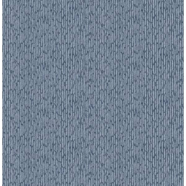 A-Street Prints Mackintosh Indigo Textural Wallpaper Sample