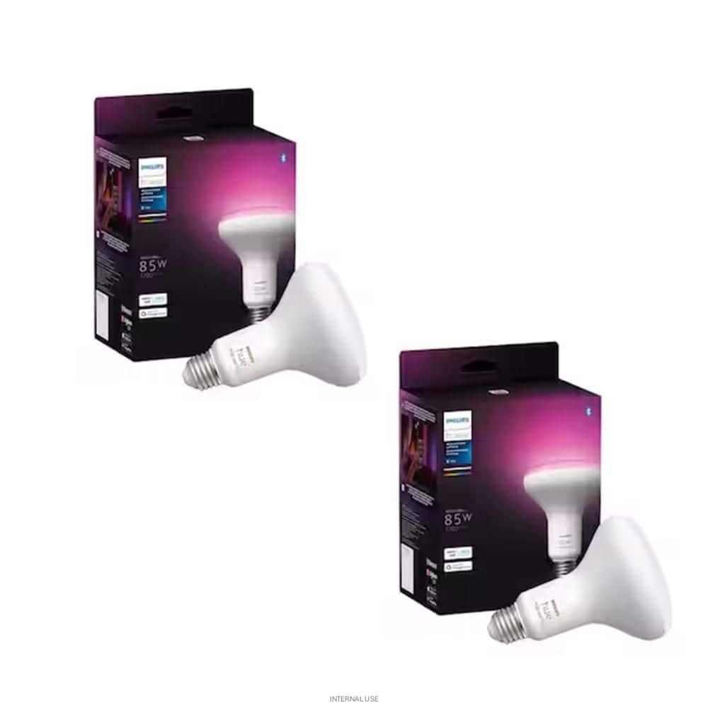 Philips Hue(ヒュー) PY47915L Philips Hue 85-Watt Equivalent BR30 Smart LED Color Changing Light