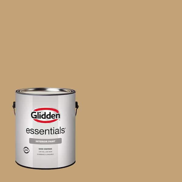 Glidden Essentials 1 gal. PPG1095-5 Applesauce Cake Semi-Gloss Interior Paint