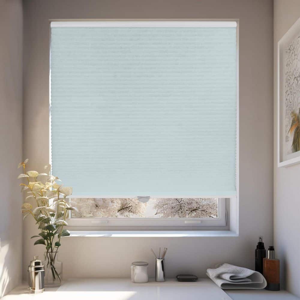 Cut-to-Width Cloud Cordless Light Filtering Privacy Polyester Cellular Shades 24.25 in. W x 48 in. L price history on PriceWatchPro
