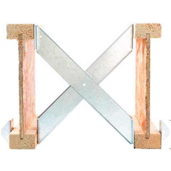 VIRIBUS STRUCTURAL CONNE Retrofit I Joist Hanger REC-I-16x11x19 I Joist 2 in. x 11 in. 7/8 in. x 19.2 in. 18-Gauge Galvanized Steel Measurement