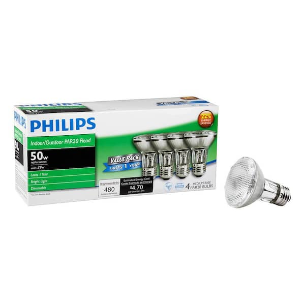 philips par20 flood 39w 120v