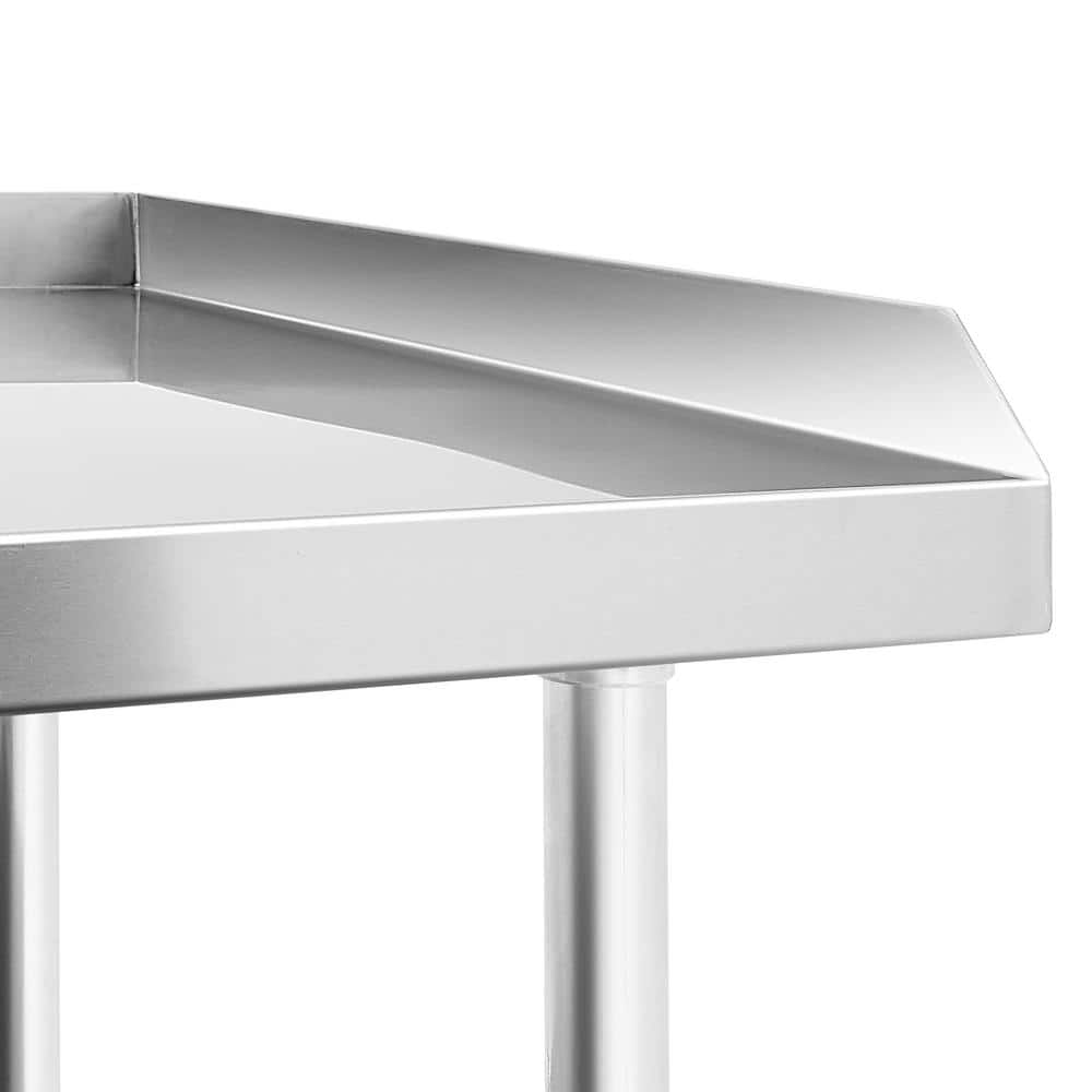 48" Stainless Steel Commercial Kitchen Utility Table with Undershelf