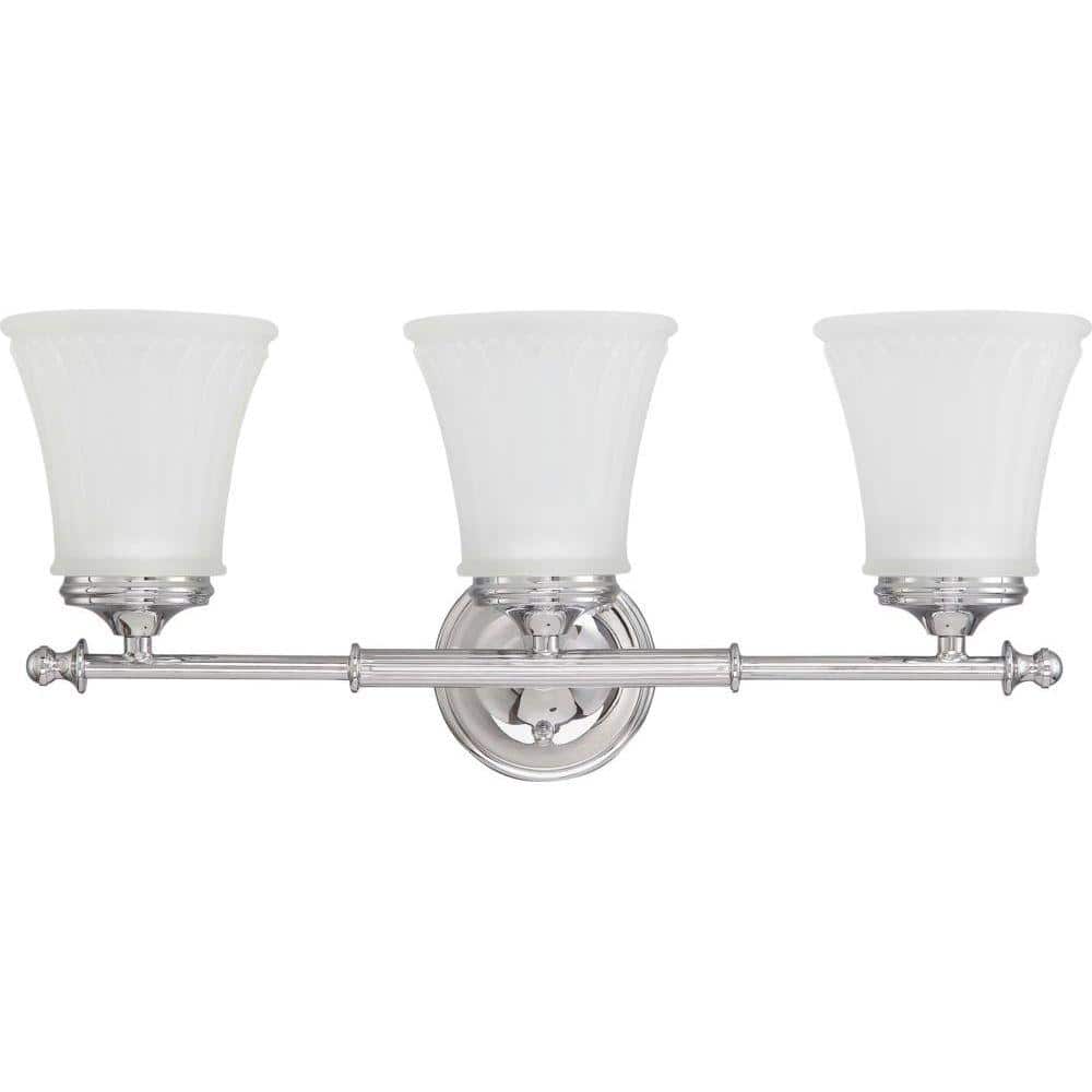 Polished Chrome 21" Contemporary Vanity Light Fixture