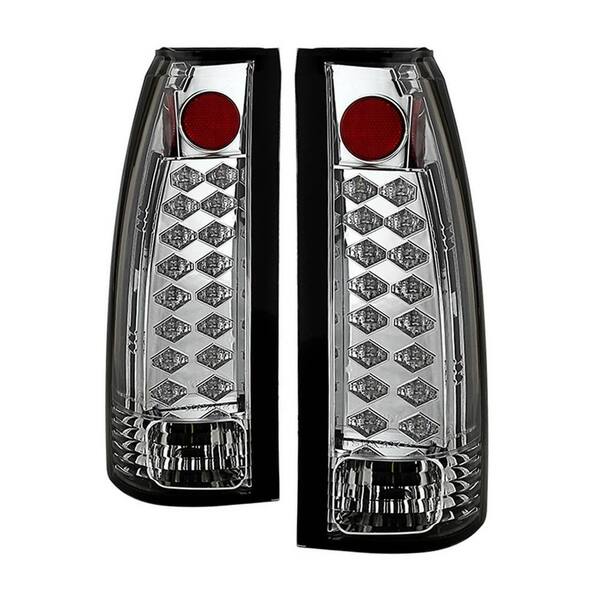 For 88-98 C/K 1500/2500/3500 Pickup Blazer Suburban LED Tail Lights Lamps Red 