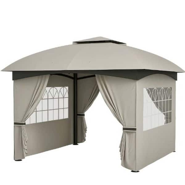 11 ft. x 11 ft. Steel Butterfly Gazebo TPGAZ2002 - The Home Depot