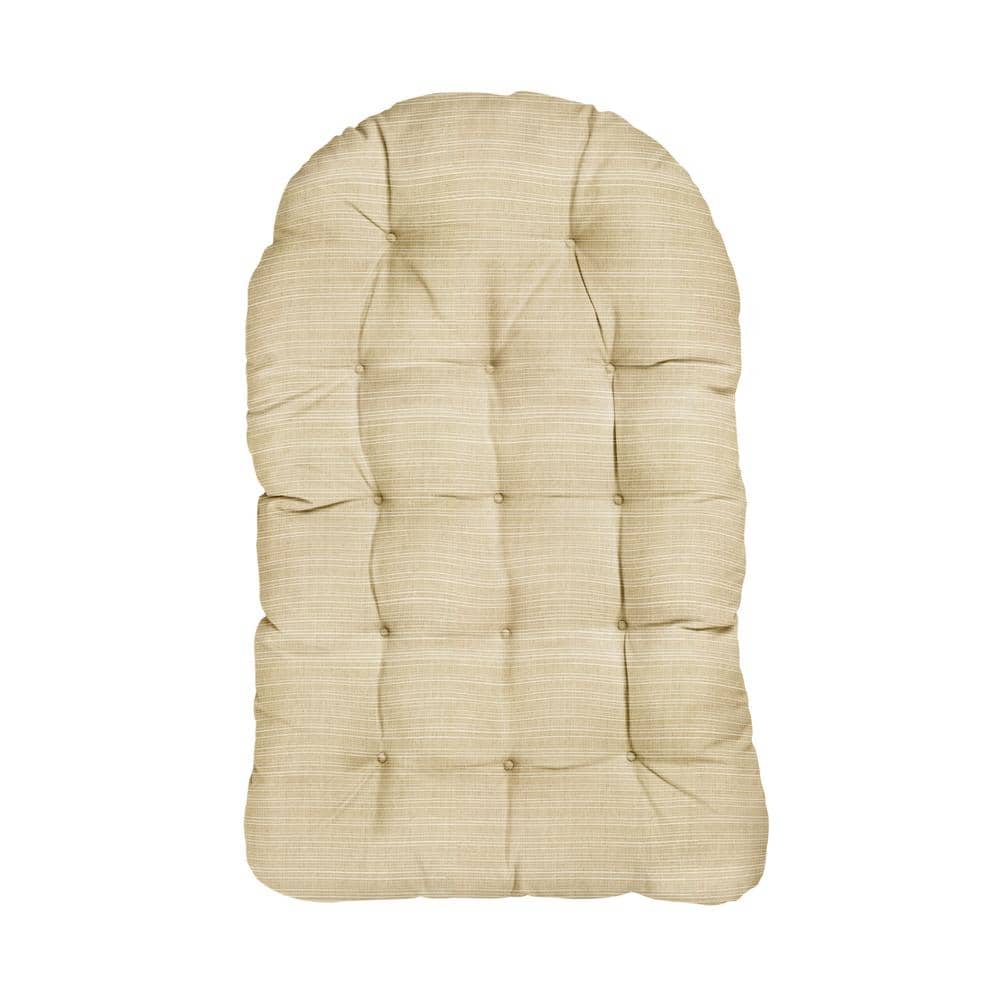 27 x 44 Sunbrella Egg Chair Cushion in Dupione Sand