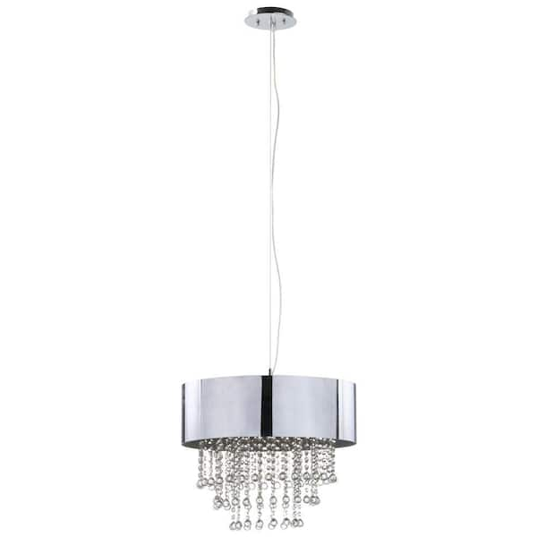 Safavieh Musette 1-Light Chrome Pendant