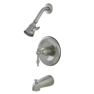 Single Handle Single Handle 1-Spray Tub and Shower Faucet 2 GPM with Pressure Balance in. Brushed Nickel