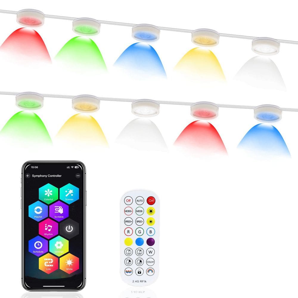 72 Light 100 ft. Smart RGBIC Outdoor Plug-in Integrated LED Fairy String-Light for Halloween, Christmas Decorations price history on PriceWatchPro