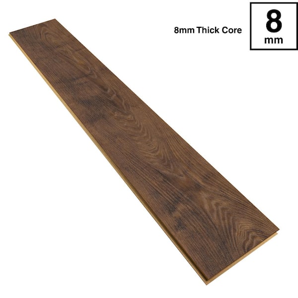 Krono Original Laguna Oak Solid 8mm T x 7.67 in. W Laminate Wood