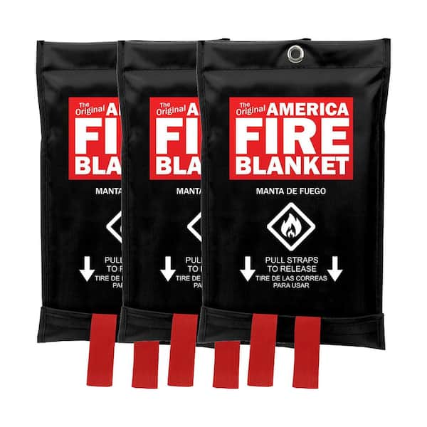 Fire Blanket, 3-Pack