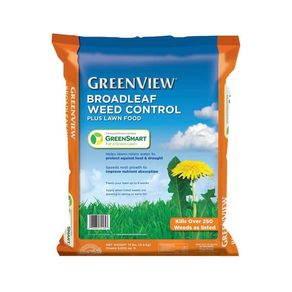 GreenView 13 lbs. Weed and Feed, Covers 5,000 sq. ft. (27-0-4)