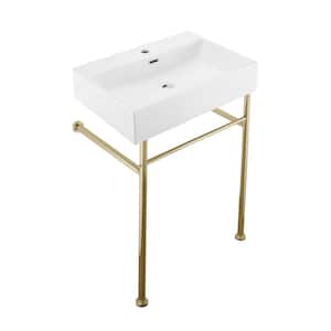 Marble brass console wash sink, gold at Rs 12000/piece in