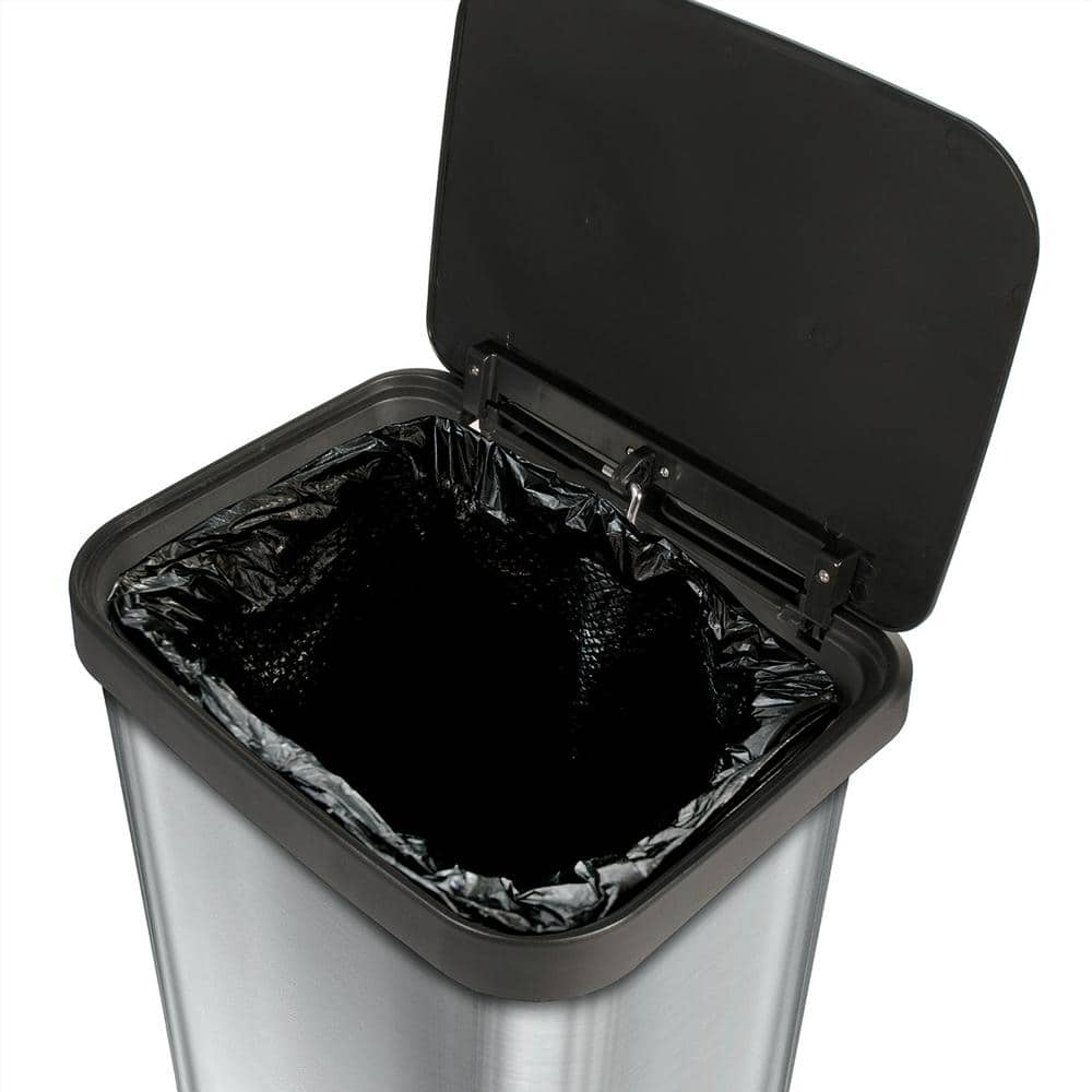 Stainless Steel 20 Gallon Fingerprint Resistant Kitchen Trash Can