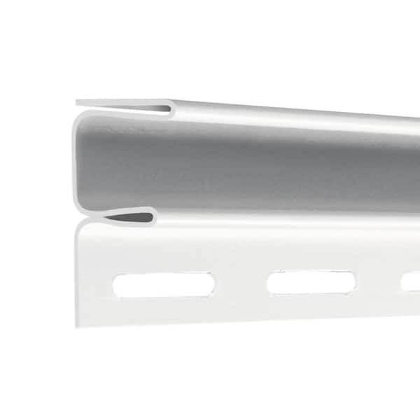 CertainTeed 5/8 in. x 1-5/8 in. x 12.5 ft. Colonial White F Channel ...
