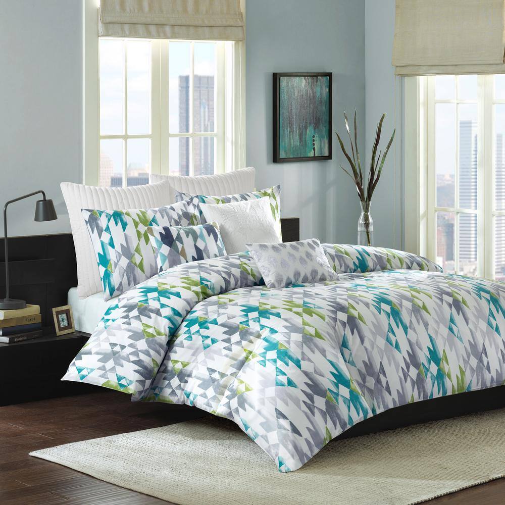 White Cotton Embroidered Euro Sham