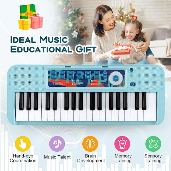 Gymax 37-Key Kids Piano Keyboard Toy Musical Electronic Instrument