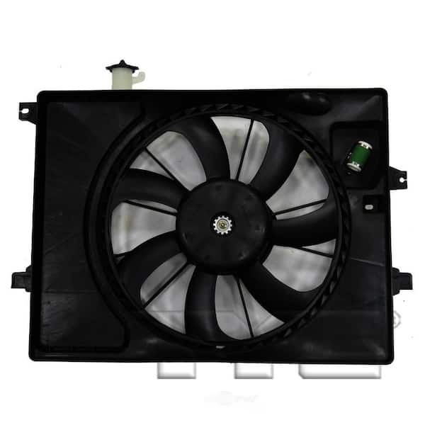 TYC Dual Radiator and Condenser Fan Assembly 623510 - The Home Depot