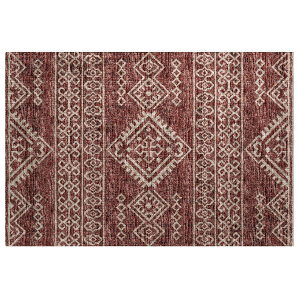 Dream Shag Premium Machine Washable Abstract ADS120 Canyon 3 ft. x 4 ft. Area Rug price history on PriceWatchPro