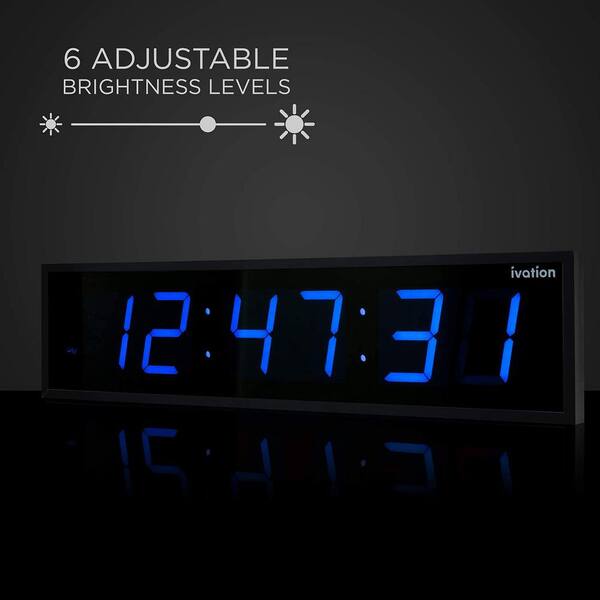 Large Screen Display Electric Led Clock Digital Led Wall Digital Wall