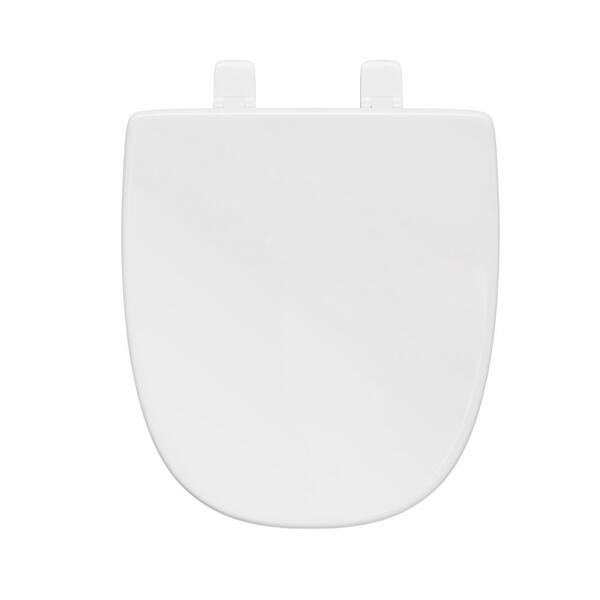 JONES STEPHENS Molded Wood Round Closed Square Front Toilet