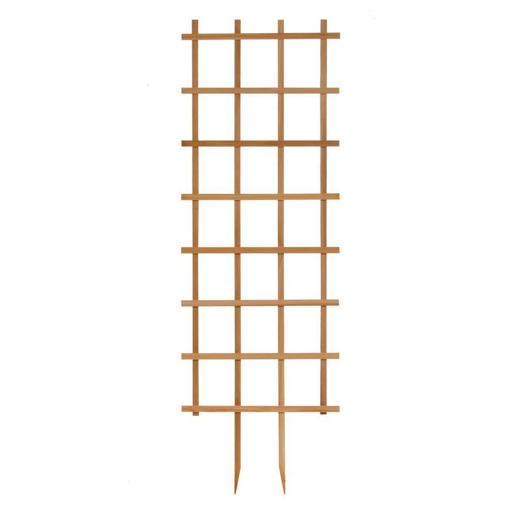 24 in. W x 72 in. H Wood Rectangle Trellis 24672 The Home Depot
