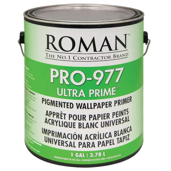 Roman PRO-977 Ultra Prime 1 gal. Interior and Exterior Wallcovering Primer/Sealer